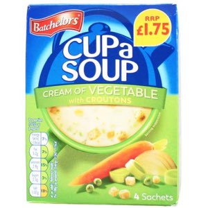 Batchelors Cup A Soup 122g Cream Of Vegetable 4 Pack PMP