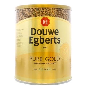 Douwe Egberts 750g Instant Coffee Tin Pure Gold