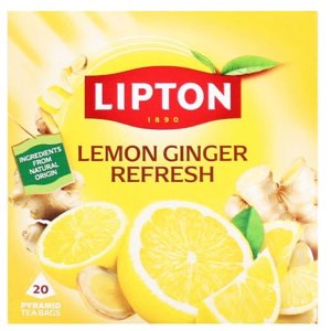 Lipton Infusion Pyramid Teabags Lemon & Ginger 20's