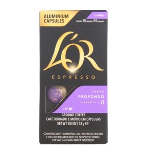 L'or Espresso Coffee Capsules Lungo Profondo 10's