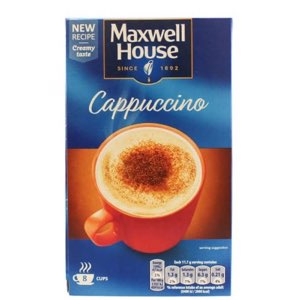 Maxwell House 8x11.7g Instant Coffee Sachets Cappuccino