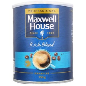 Maxwell House 750g Instant Coffee Tin Rich Blend