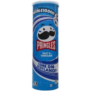 Pringles 165g Salt & Vinegar Mixed Design