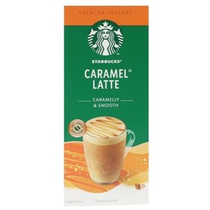 Starbucks Premium Instant 5x23g Coffee Sachets Caramel Latte