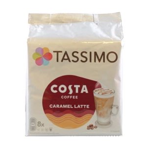 Tassimo Costa Caramel Latte Coffee Pods 8's