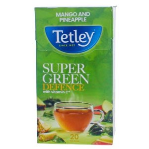 Tetley Super Green Defence Tea Bags Mango & Pineapple 20's
