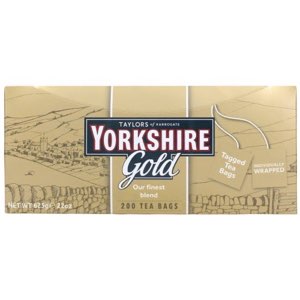 Yorkshire Gold Tea Bags Tagged & Enveloped 200's
